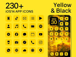 Ios Yellow App Icons 230 Yellow And