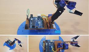 Build A Simple Arduino Robotic Arm Diy