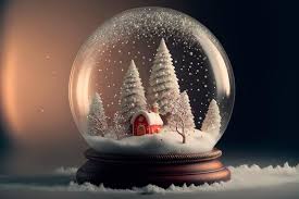 Glass Snow Globe Decorative