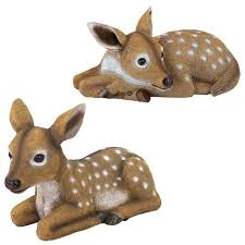 Baby Deer Statue Qm927871