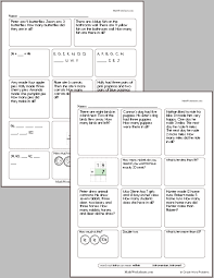 Word Problem Worksheets For 1st Graders