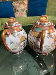 Japanese Kutani Tea Set Vintage