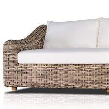 Celina Coastal White Cushion Woven
