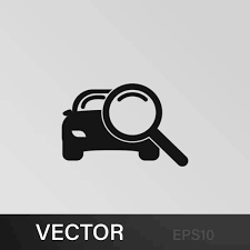 Car Icon White Background Stock Vector