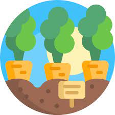 Organic Free Farming And Gardening Icons