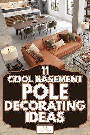 11 cool basement pole decorating ideas