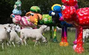 Shaun The Sheep Sculptures Appearing