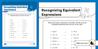 Equivalent Expressions Activity