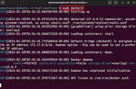 start restart and stop docker daemon