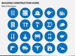 Building Construction Icons Powerpoint