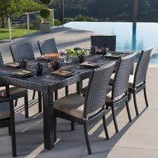 Deco 9 Piece Wicker Outdoor Dining Set