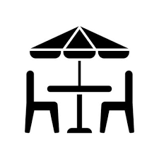 Icon Of Patio Furniture Or Garden Table