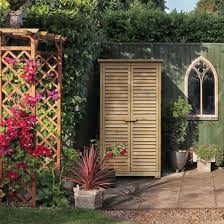 Wooden Garden Storage Cabinet