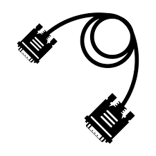 Vga Cable Icon Vector Ilration