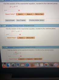 Exponential Equation Chegg