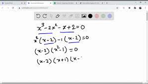 Solve Each Polynomial Equation Check