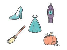 Cinderella Icon Pack Disney Symbols