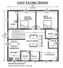 Drawing House Plans 2bhk House Plan