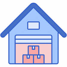 Self Storage House Icon On