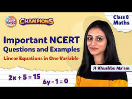 Class 8 Maths Chapter 2 Linear
