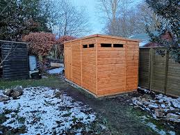 Powershed Security Pent Shed 12ft X 6ft