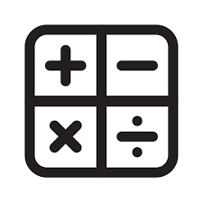 Calculator User Interface Gesture Icons