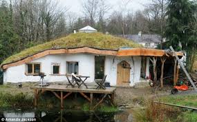 Eco House Made From Straw And Wood