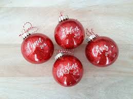 Ornament Personalized Red