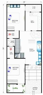 20 50 House Plan With Car Parking