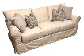 Jenny Slipcover Sofa W Downblend Cushions