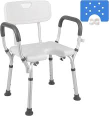 Heavy Duty Shower Chair With Back Arms