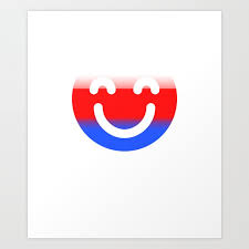 Smiling Emojis American Flag