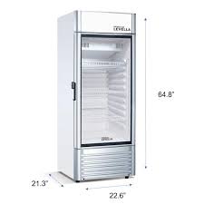 Premium Levella 6 5 Cu Ft Silver Single Door Display Refrigerator