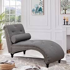 Upholstered Chaise Lounge Chair