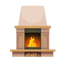 House Fireplace Firewood Flames Home
