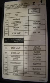 fog light fuse location g35driver