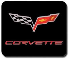 C6 Corvette Emblem Mouse Pad Corvette