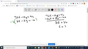 Solve The System Of Equations Using