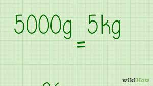 how to convert grams to kilograms