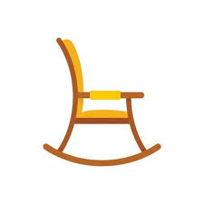 Swing Chair Vector Art Icons And