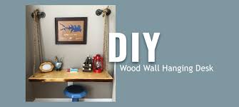 Diy Project Wood Wall Hanging Desk