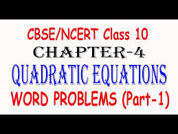 Cbse Class 10 Maths Word Problems From