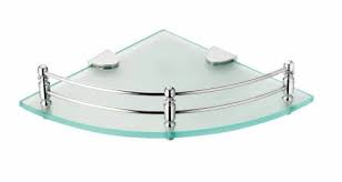 Stainless Steel Bathroom Glass Corner