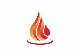 Oil Fire Gas Logo Icon Symbol
