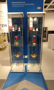 Glass Display Cabinet Detolf Ikea Toys