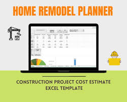 Home Remodel Planner Excel Template