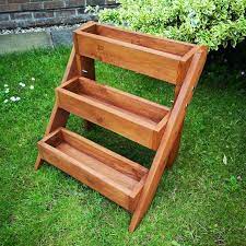 Wooden Herb Planter Plant Stand