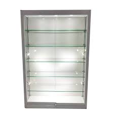 China Retail Glass Display Case With 4