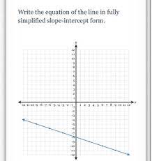 Write The Equation Of The Line In Fully