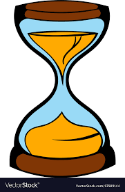 Hourglass Icon Cartoon Royalty Free